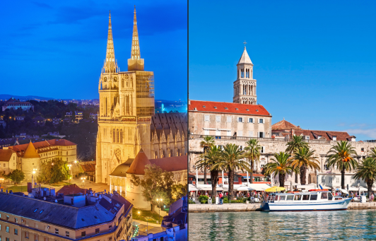 europe zagreb split dubrovnik tour package